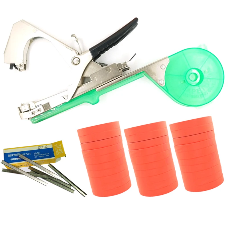 

Plant Tying Tapetool New Branch Machine Vegetables Fruit Flower Handle Tapetool Stem Strapping Tape Garden Tool Tapes