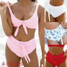 Бикини, женские трусики с высокой талией, шортики, нижнее белье, трусики с оборками, нижнее белье для плавания