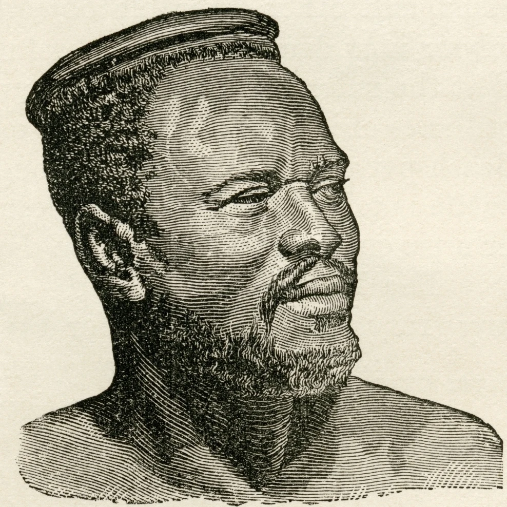 Cetshwayo Kampande около 1826 1884 короля зулу Королевства с 1872 по 1879 год и их лидера во время
