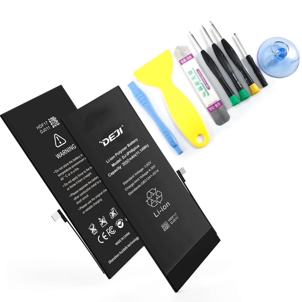 

3550mAh Replacement Batteries For Apple iPhone 6 Plus Li-ion Battery For iPhone 6 Plus Mobile Phone Battery With Repair Tools