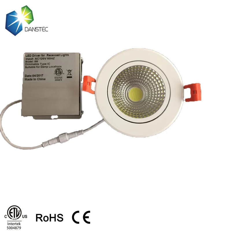 5pcs free shipping 50w 8inch led recessed light with led recessed lighting junction box