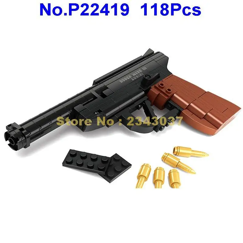 

Ausini P22419 118pcs Mark Gun Mauser Pistol Building Blocks