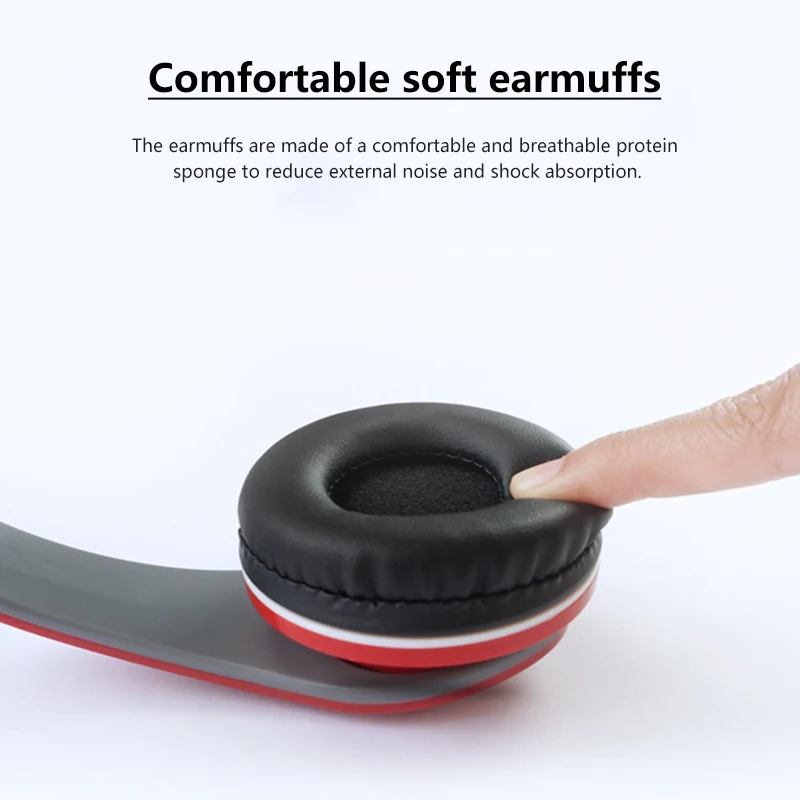 Wired Headphones 3.5mm Hifi Sound Headset Adjustable Earphones Foldable Gaming Headphone with Microphone for PC mobile phone Mp3