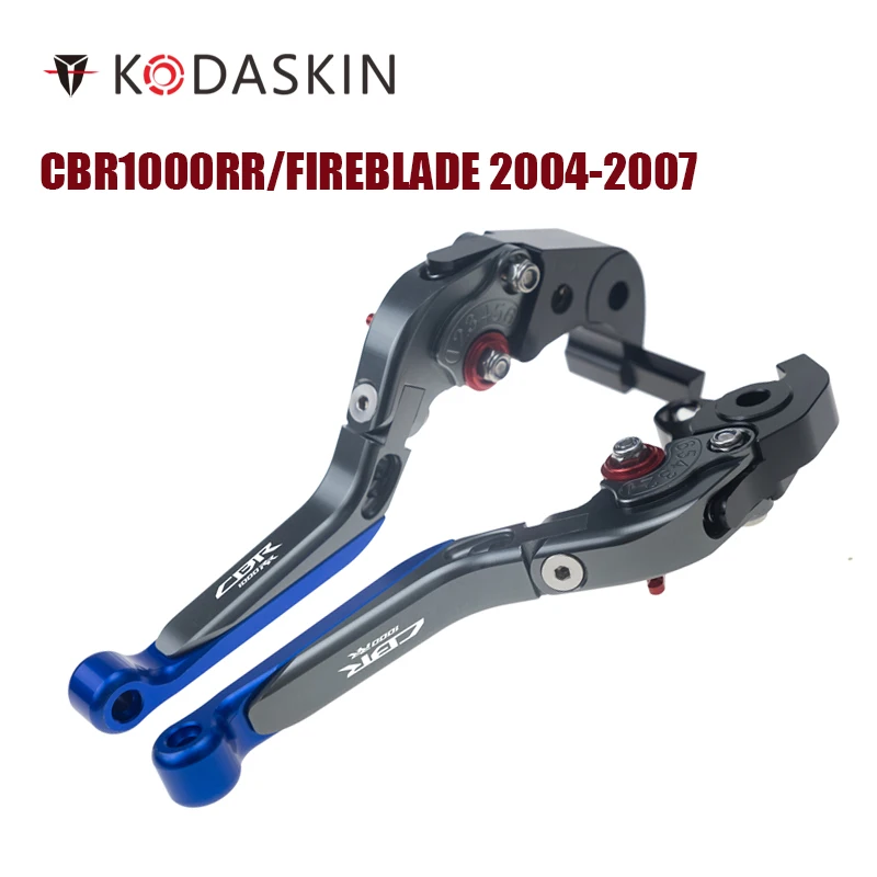 

KODASKIN Left and Right Folding Extendable Brake Clutch Levers for Honda CBR1000RR/FIREBLADE 2004-2007