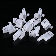 10/20 штук Пластик queen пчела клетки Пластик заключенный король в виде пчелиных сот с воспитание Инструменты для пчеловодства