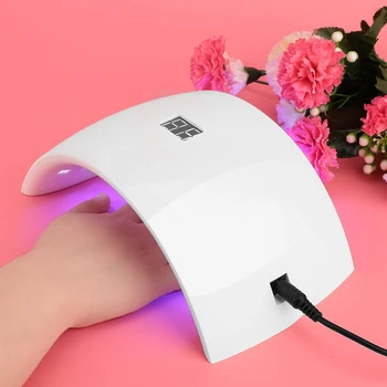 

24W Professional UV LED Nail Lamp Dryer Lights Machine with LCD Display 100-240V US EU Plug