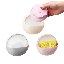 HOOMIN стойка для хранения губок сливная мыльница для посуды аксессуары для ванной комнаты присоска крепкая присоска пластиковый держатель