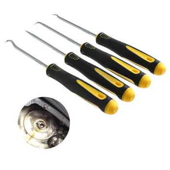 

4Pcs/Set Durable Car Hook Oil Seal O-Ring Seal Remover Pick Set Craft Hand Tools