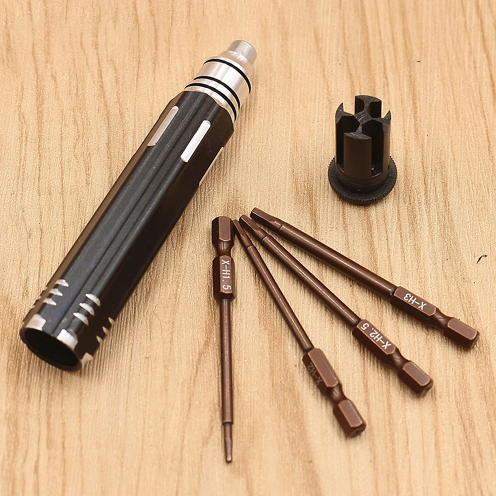 

4 In 1 Hexagon Head Screw Driver High Quality Hex ScrewDriver Tools Set Kit H1.5 H2.0 H2.5 H3.0 For RC Helicopter Car Tools