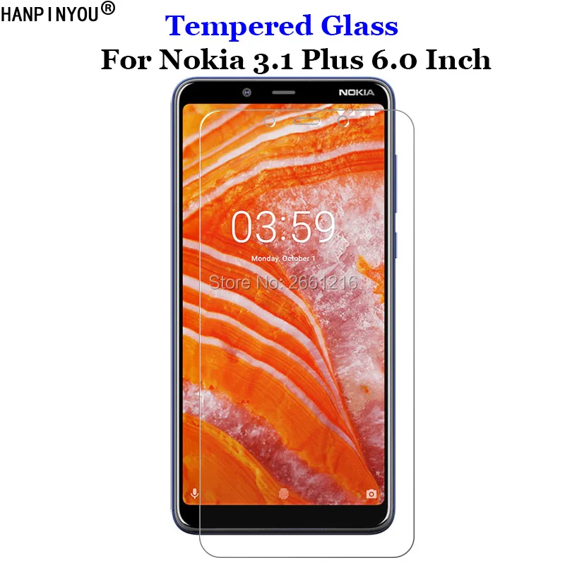 Для Nokia 3 1 Plus TA 1104 1115 1118 1125 6 0 дюйма закаленное стекло 9H 2.5D Премиум Защитная пленка