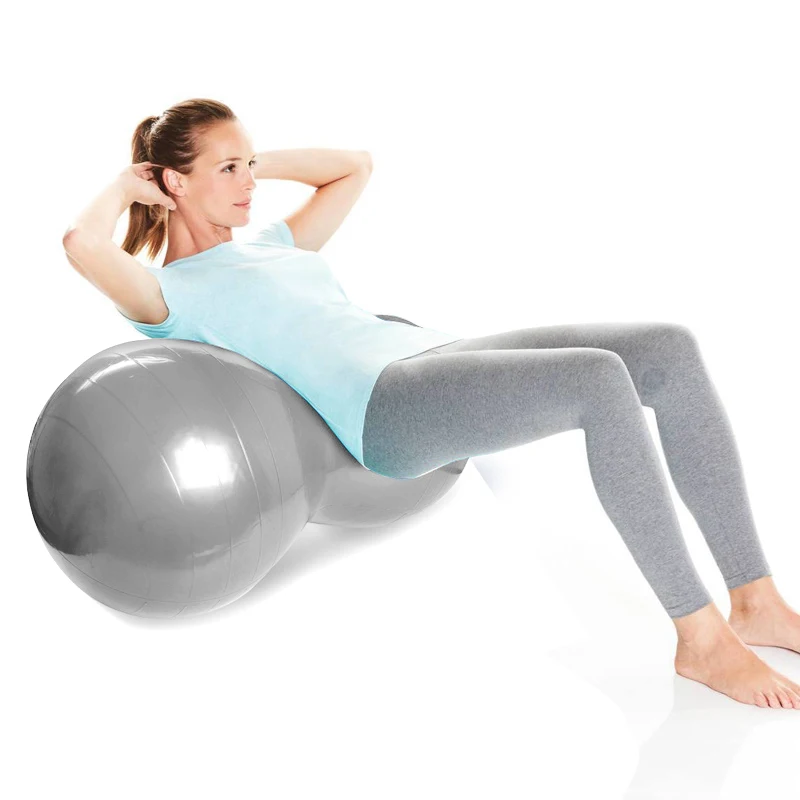 Товары для йоги взрывозащищенные йога арахисовый мяч фитнес реабилитация физиотерапия мяч-серый
