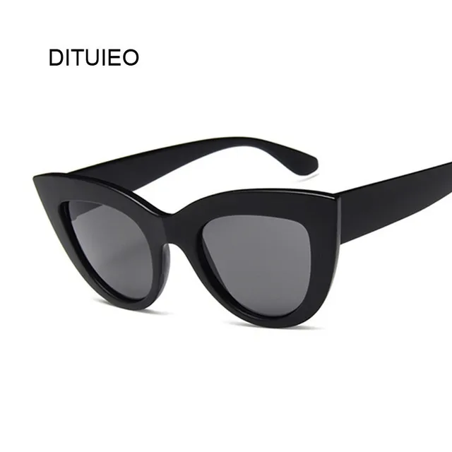 Cat Eye Fashion Sunglasses Women Vintage Luxury Brand Designer Black Glasses Sun Glasses For female UV400 Eyewear Shades 2