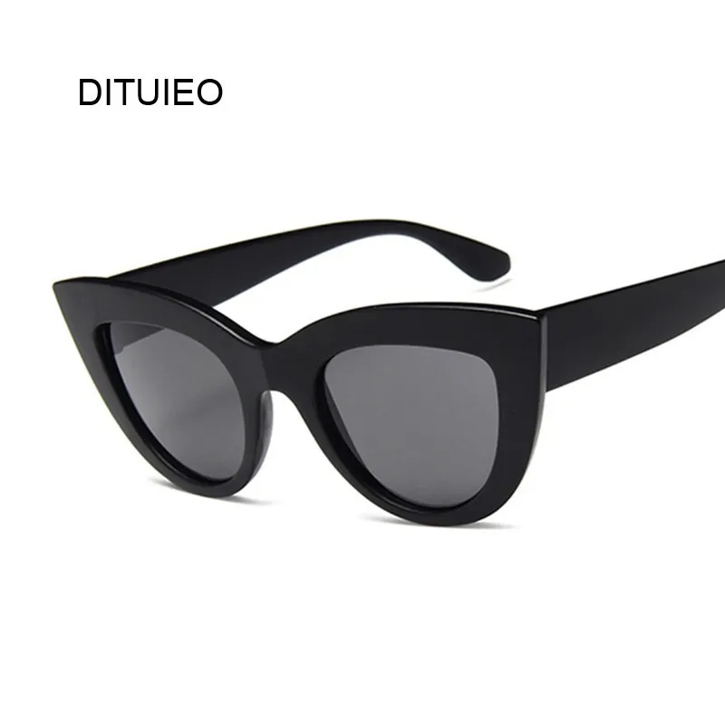 Women’s Black Midnight Cat-Eyed Sunglasses - Image 2