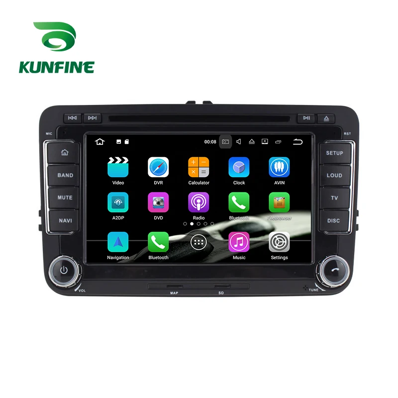 Clearance Android 9.0 Core PX6 A72 Ram 4G Rom 64G Car DVD GPS Multimedia Player Car Stereo For VW Jetta 1999-20050 Radio Headunit 4