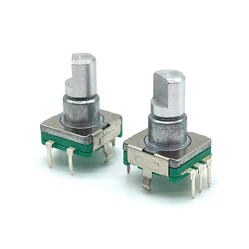 5pcs Ec11 Encoder Switch With Push Button Switch 30 Position Rotary