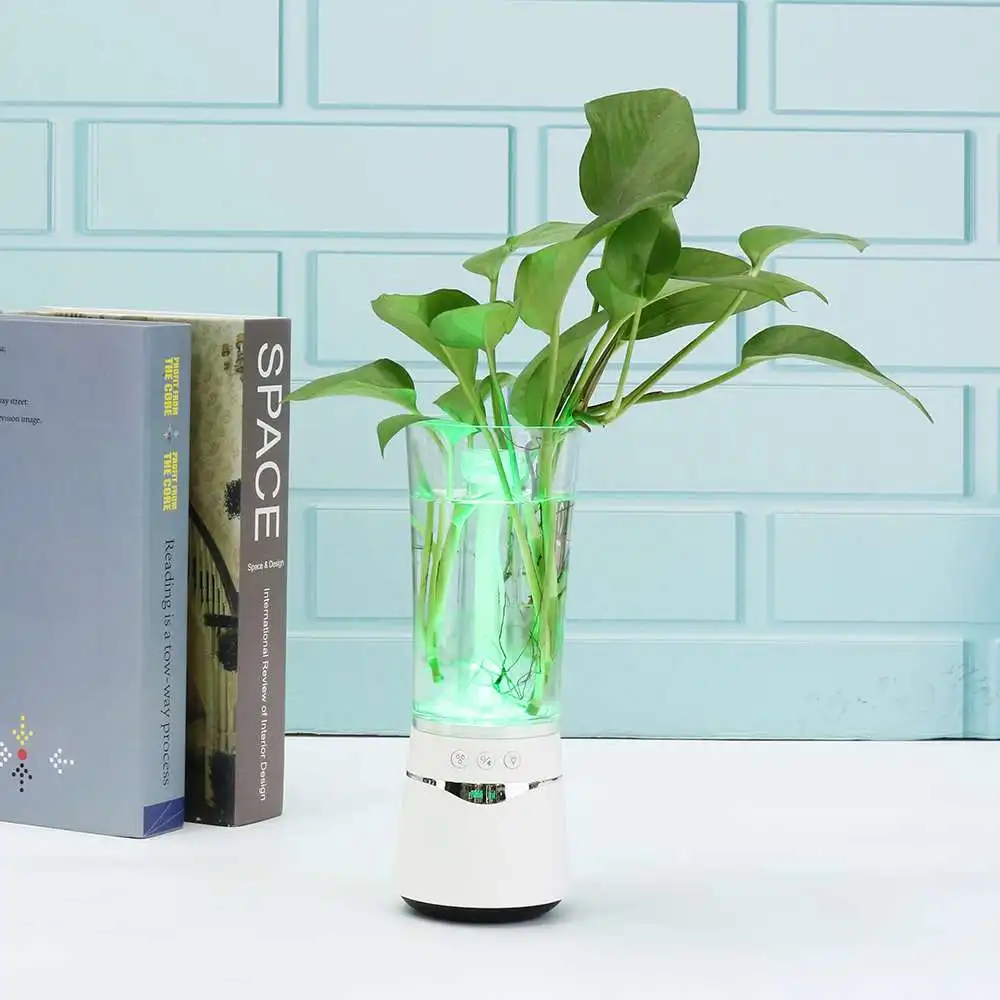 

USB Air Humidifier Ultrasonic Mini Aroma Diffuser Air Purifier LED Lights Aroma Humidifiers Vase
