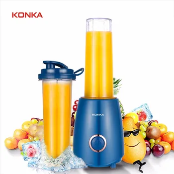 

KONKA KJ-JF302 300W Electric Juicer 500ml with Two Bottle Juice Vegetables Fruit Milkshake Mixer