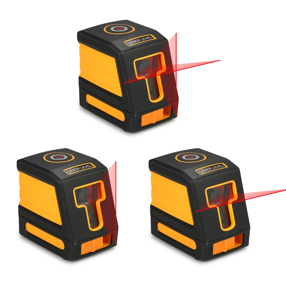 

Laser Level Professional Horizontal and Vertical Cross Line Leveling Laser Level Kit Self-Leveling 2 Lines Red Laseres Leveles