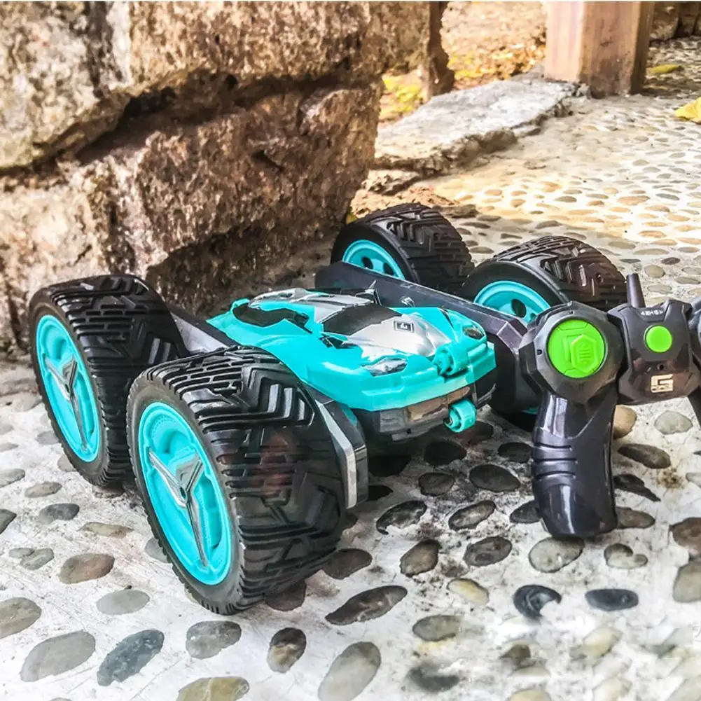 

360 Rotating Large Double-Sided Stunt Car Toy 2.4G Deformation RC Light High-Speed Off-Road Climbing Vehicle Model