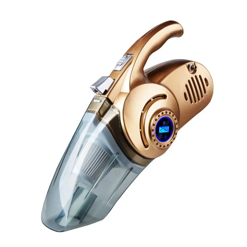 

High Power Car Mounted Cleaner 12V 4 In 1 Digital Display Type Dry Wet Amphibious Cleaner Inflator Pump Vacuum Cleaner 120W