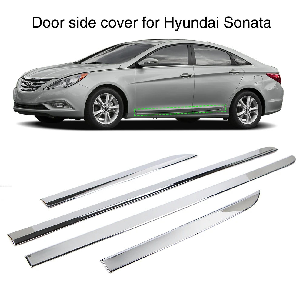 4 шт. хромированные накладки на дверь для Hyundai Sonata YF i45 2011 2012 2013 2014|Обвесы| |