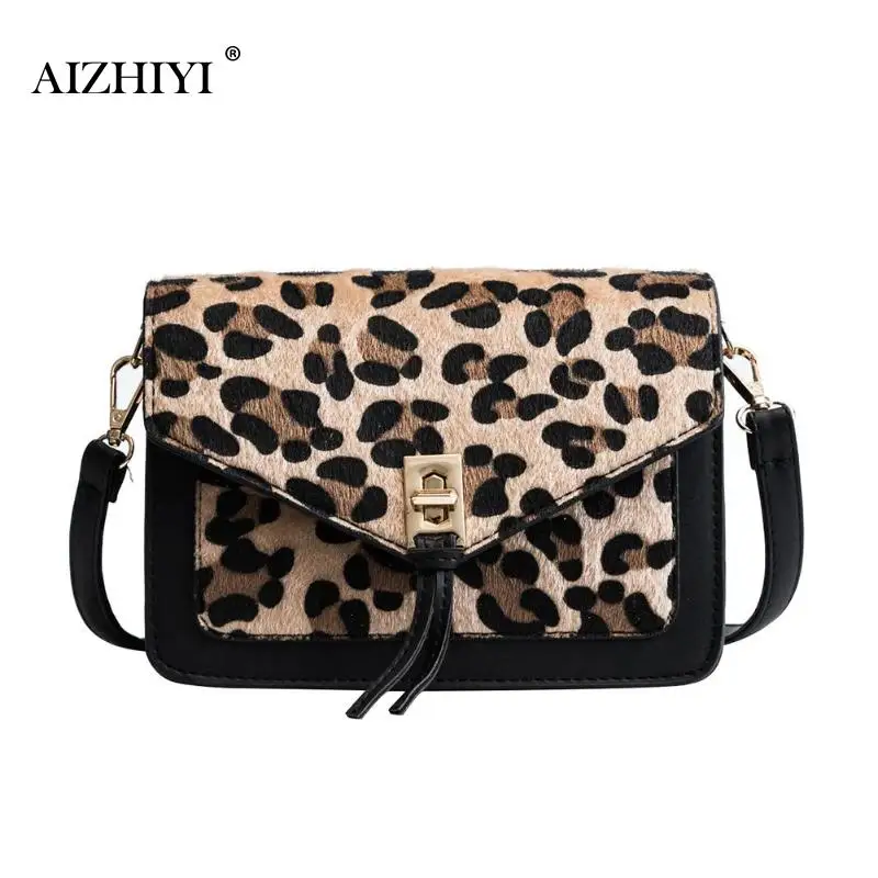 

Women Leopard Print Crossbody Shoulder Bag Female Fashion Messenger Bags PU Sling Satchel Bag Bolsa Feminina 2018 New