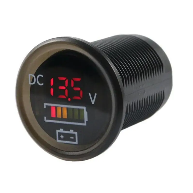 

12V/24V Waterproof Battery Capacity Voltmeter Tester LCD Car Lead-acid Indicator Digital Voltmeter Voltage Tester Monitor