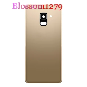 

50PCS Back Battery Cover Glass For Samsung Galaxy A8 / A8 Plus 2018 A530 A730 Rear Door Housing+Camera Frame+Adhesive