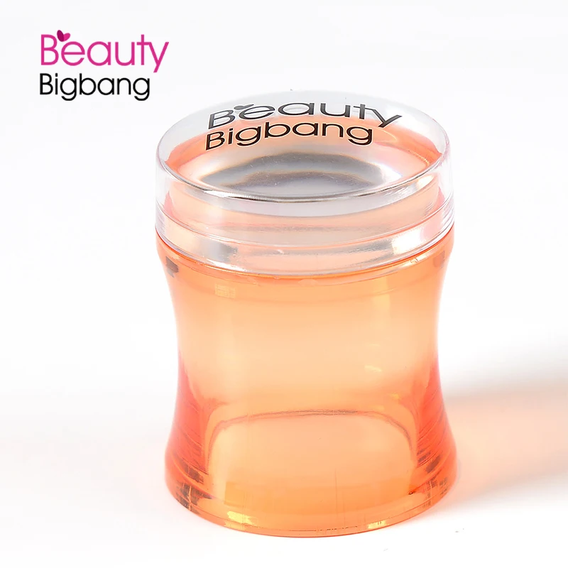 BeautyBigBang штамп для ногтей пластиковая Силиконовая ручка желе для ногтей штамп для маникюра шаблон инструменты штамп для штамповки