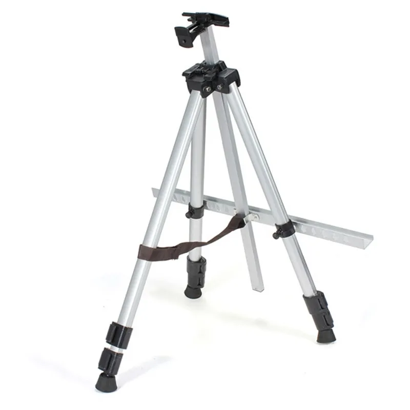 Kaufen Einstellbare Stativ Klapp Staffelei Display Kunst Künstler Skizze Malerei Ausstellung Aluminium Legierung Silber Schwarz mit eine Nylon Tasche