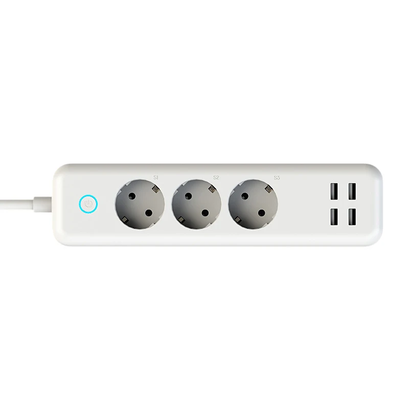 Продажа Лидер продаж USB мощность полосы Smart ЕС Plug, Amazon Alexa и Google Assistant IFTTT поддерживается, приложение дистанционное управление Wi Fi Socke (ЕС P