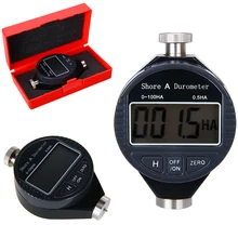 Цифровой тестер твердости дюрометра Shore A профессиональный 0-100HA дюрометр резиновый ЖК-дисплей