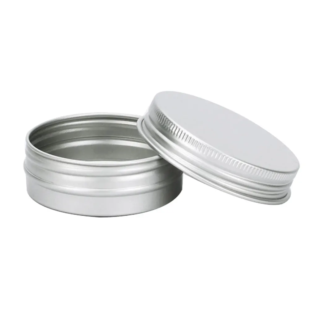 24pcs Cream Jar Aluminium Mini Round Empty Cream Pot Cosmetic Empty