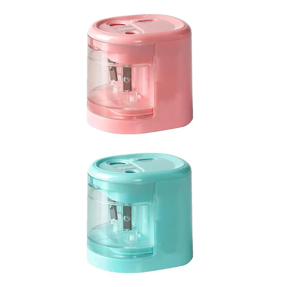 

Electric Pencil Sharpener Innovative Automatic Smart Double Hole Primary School Stationery Office Pencil Sharpener
