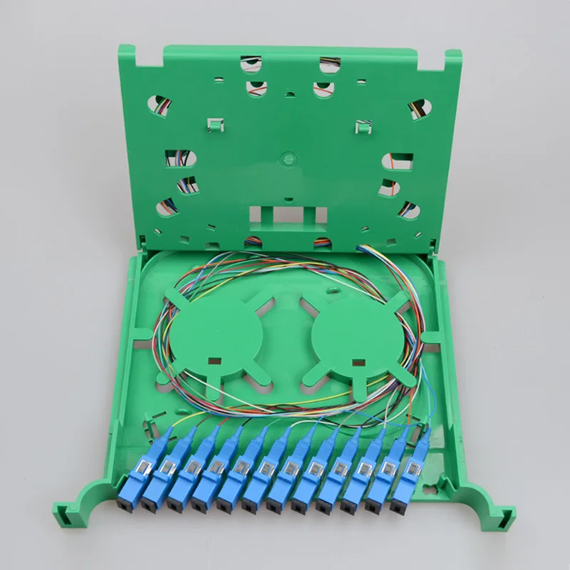 3 шт. оптоволоконный сращивающий лоток мини 21 см SC 12 Core FTTH Fusion APC ODF