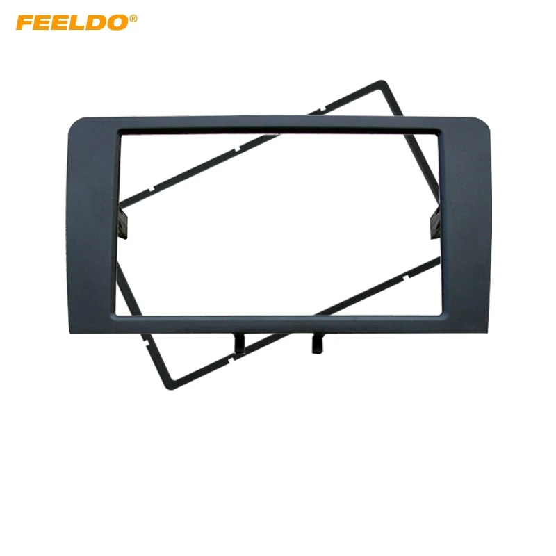 

FEELDO Car 2DIN Stereo Radio Panel Fascia Frame For AUDI A3 2003-2008 A3 (8P/8PA) 2008-2012 Refitting Dash Fitting CD Frame Trim