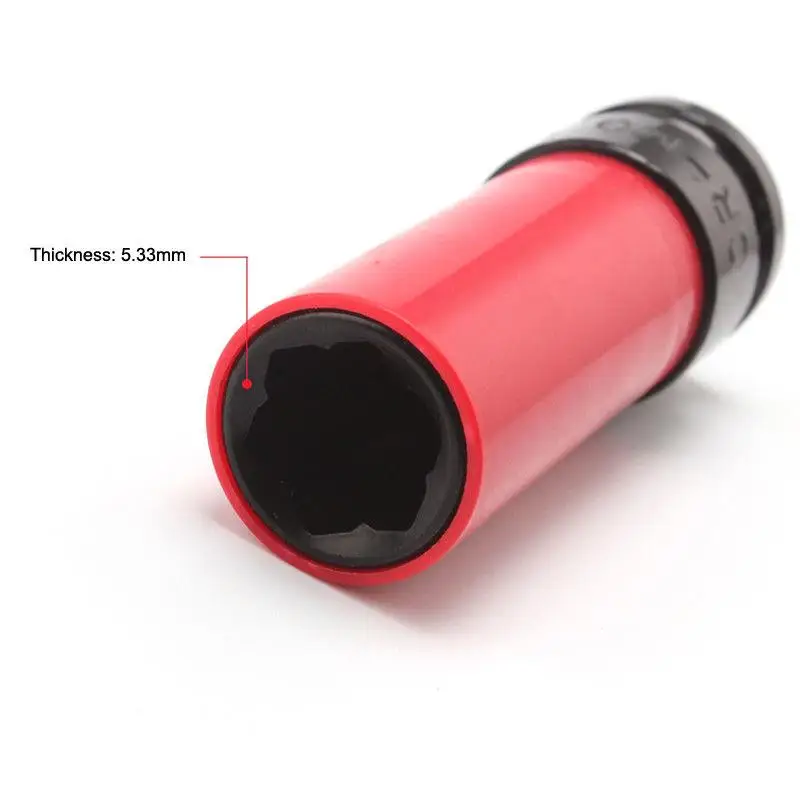 

17mm Universal Wheel Lock Nut Removal Socket Wrench for Mercedes BENZ S Series W221 Tyre Anti-theft Screw Sleeve