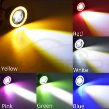 1 Set 3.5 3.0 2.5 inch COB Angel Eyes Fog Lights Led lens Car Headlight Lamp Universal Day time running light 89mm 76mm 64mm 1 Set 3.5 3.0 2.5 inch COB Angel Eyes Fog Lights Led lens Car Headlight Lamp Universal Day time running light 89mm 76mm 64mm