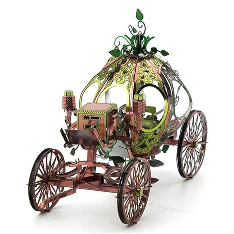 Pumpkin Car Cinderella Carriage Princess Fairy Tale 3D