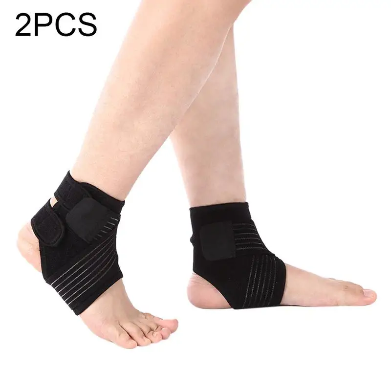 

2PCS New Rubber Breathable Comfortable Simple Ankle Guard Football Basketball Sports Ligament Wear Resistant Ankle Protector
