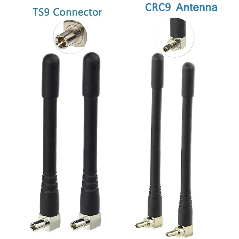 

LEORY 2pcs 3G/4G Antennas with TS9 / CRC9 plug connector 1920-2670 Mhz Antenna FOR Huawei modem E156 E160 E160E AC2736 AC2726