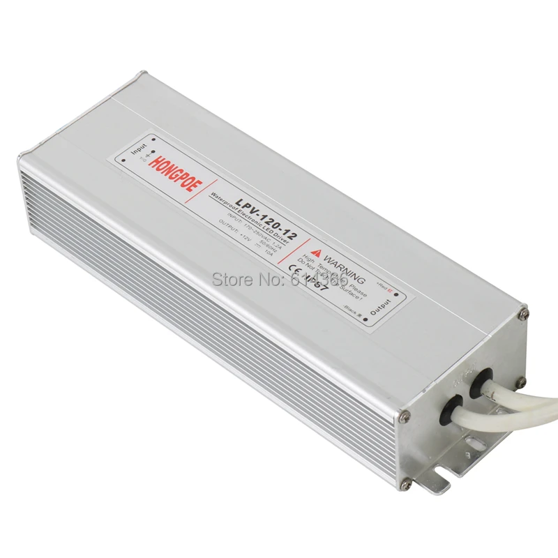 Светодиодный драйвер AC100 240V для DC24V 120W Водонепроницаемый IP67 светодиодный Питание