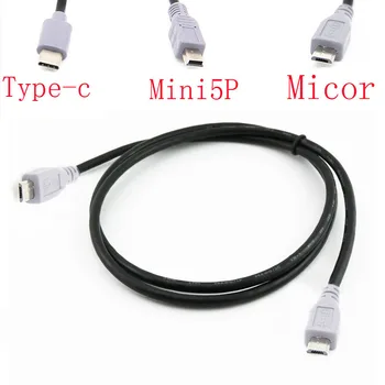 

10pcs/lot Type C 3.1 To Mini5P /Micor To Micor /Mini5P to Micor Plug Converter OTG Adapter Lead Data Cable for Mobile Macbook