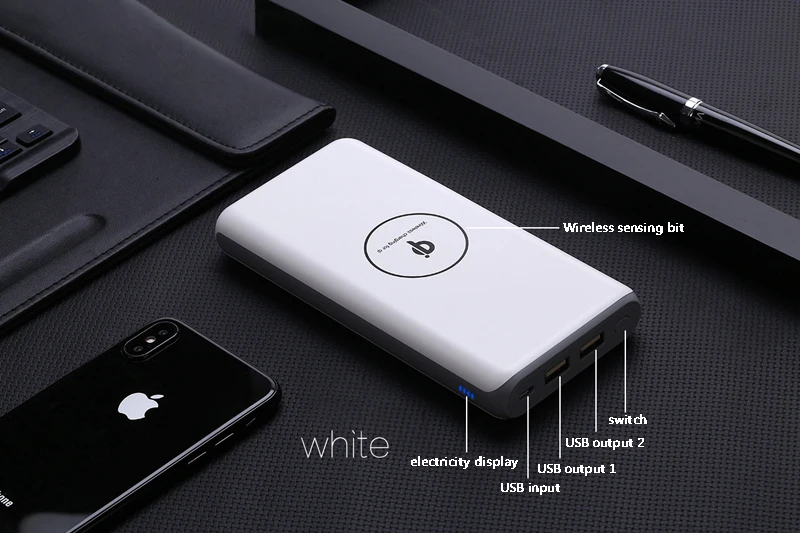 Wireless Charger Power Bank 20000mAh Portable Mobile Phone Charger 2 usb Fast Wireless Charging Powerbank for Samsung S9 Note 8 Wireless Charger Power Bank 20000mAh Portable Mobile Phone Charger 2 usb Fast Wireless Charging Powerbank for Samsung S9 Note 8