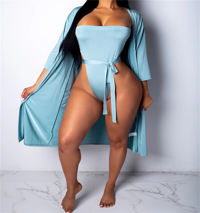 

Summer Swimwear Women Sling Backless 2 Pieces Slim Swimsuit Multi-choice Solid Bathing Suits Bikini Padded Beachwear Plus Size