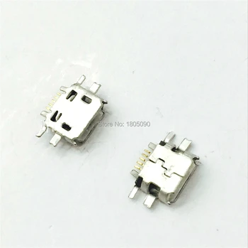

10pcs Micro USB 5Pin Jack Connector socket Data charging port tail plug For Nokia N97 E52 E55 N8 mobile phone Mini USB Jack
