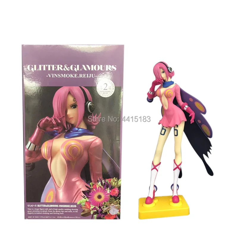 Anime One Piece Glitter & Glamours Vinsmoke Reiju PVC Action Figure Doll Collectible Model Baby Toy Christmas Gift For Children