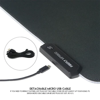 

FANTECH MP800 Usb Wired Glow Mouse Pad Oversized Gaming Mouse Pad