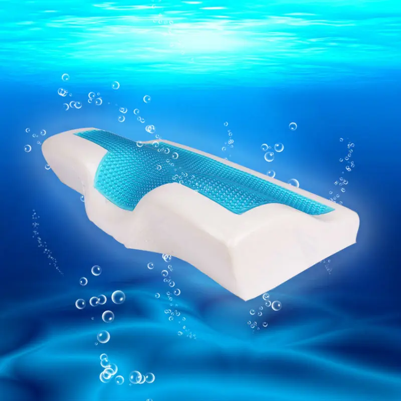 

Summer Butterfly Memory Foam Pillow Ice Cooling Gel Bedding Pillow Cervical Protect Massage Orthopedic Pillows for Sleeping