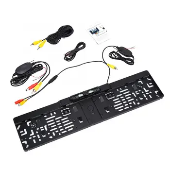 

car camera Oversea Funk 170 Degree IR Reversing Camera Wirelessly Mark License Plate Parking Aid camera